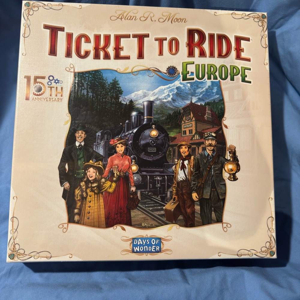 Ticket to Ride Europe Board Game - Beige Cover